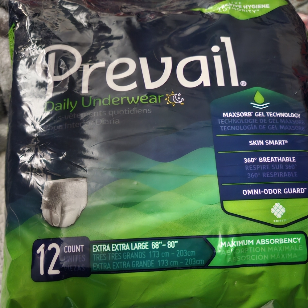 Prevail Daily Disposable Underwear XXL Men or Women